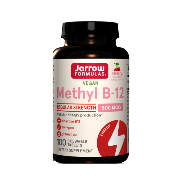 Methyl B-12, 500 mcg, 100 tablete masticabile, Jarrow Formula