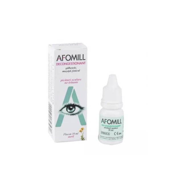 Picaturi oculare decongestionante Afomill, 10 ml, Af United
