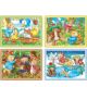 Set 4 puzzle-uri Peter Rabbit, 3+ ani, Orchard 626188