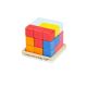 Joc de logica Cub 3D, + 3 ani, Big Jigs 626494