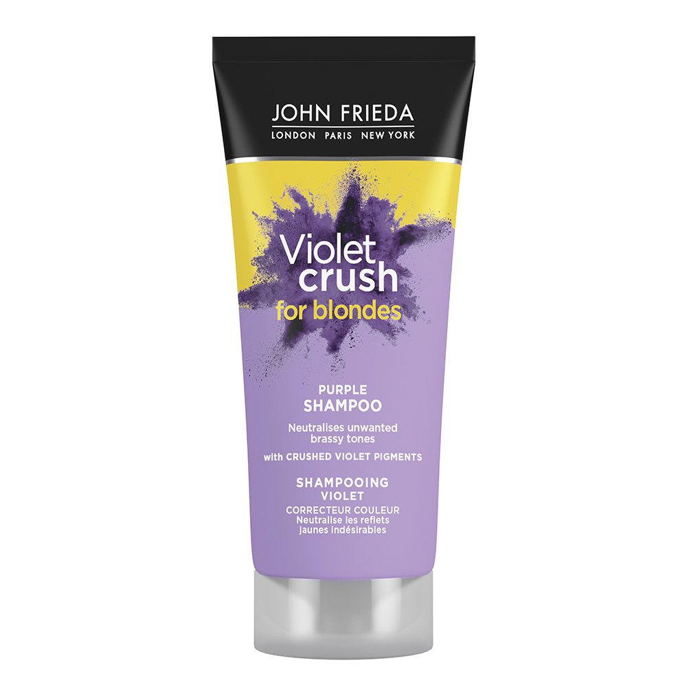 Sampon cu pigment violet pentru par blond Violet Crush, 75 ml, John Frieda