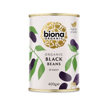 Fasole neagra boabe Bio, 400 g, Biona