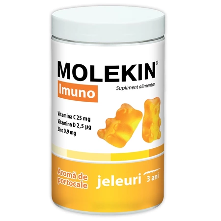 Molekin Imuno, + 3 ani, 60 jeleuri gumate, Zdrovit