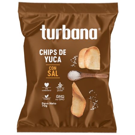 TURBANA CHIPS CASSAVA/YUCA 70 GR