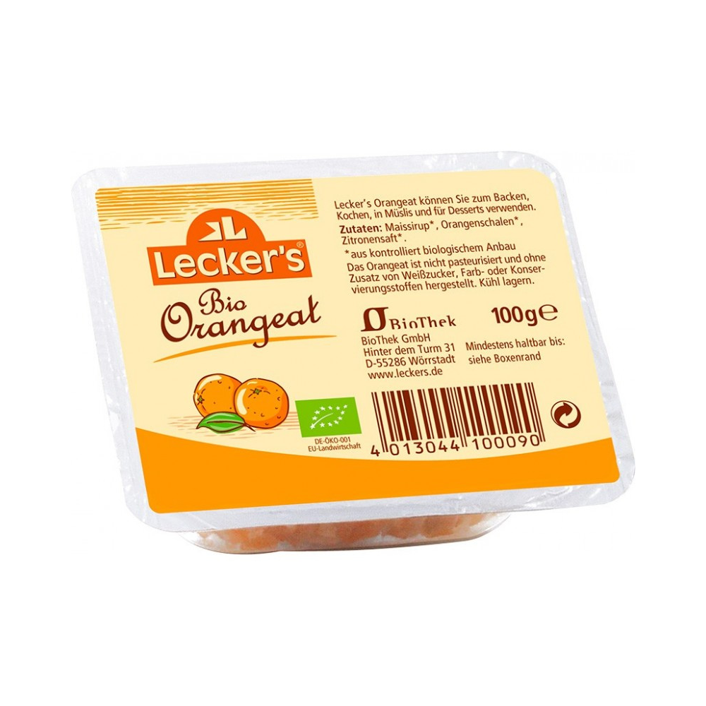 Coaja de portocala Bio, 100 g, Lecker's