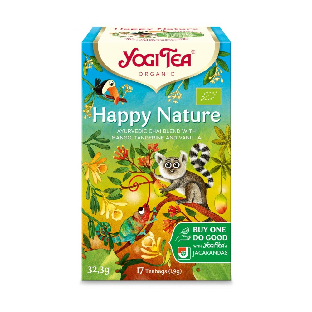 Ceai Bio Happy Nature, 17 plicuri, Yogi Tea