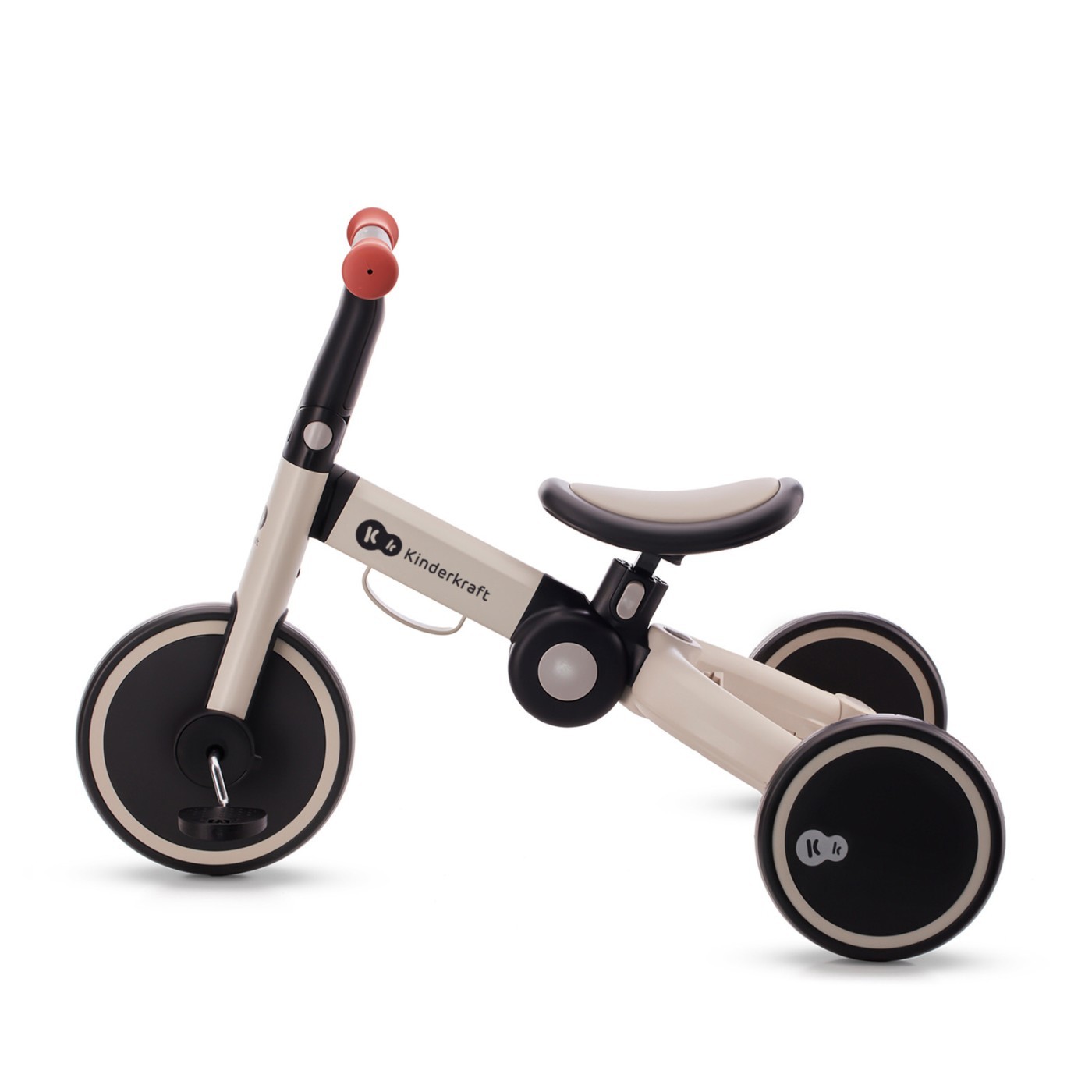 Tricicleta de echilibru 4Trike, Silver Grey, Kinderkraft