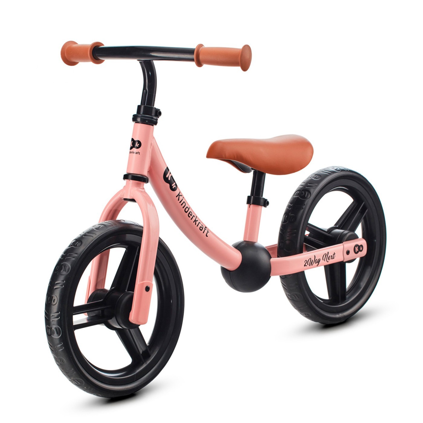 Bicicleta fara pedale 2Way Next, Rose Pink, Kinderkraft