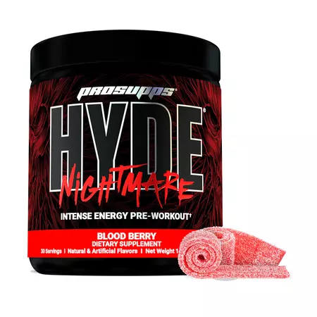 Pre workout Hyde Nightmare Blood Berry, 306 g, Prosupps