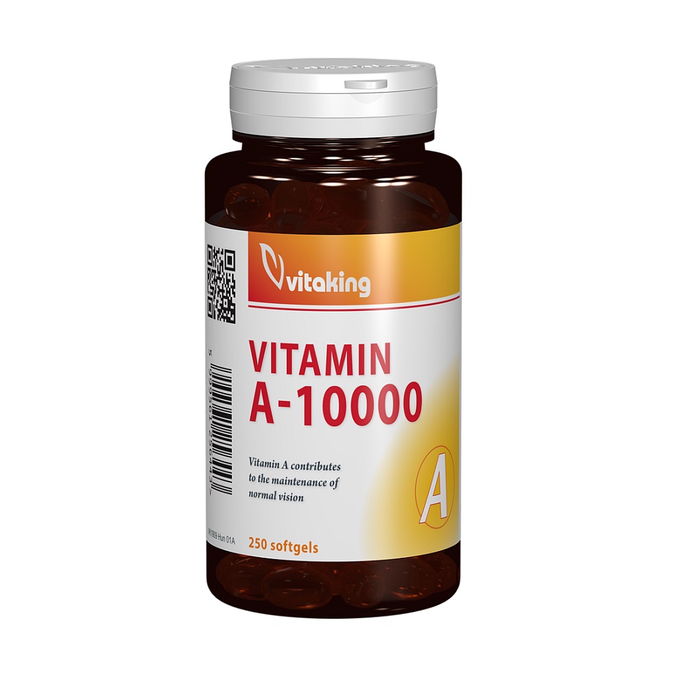 Vitamina A, 10.000 UI, 250 capsule, Vitaking