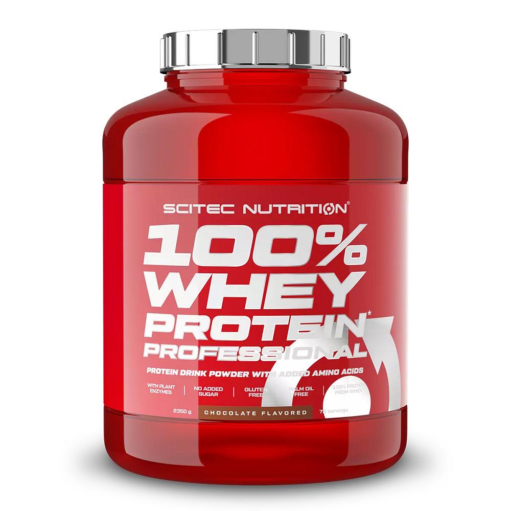 100% Whey Protein Professional cu aroma de vanilie, 2350 g, Scitec Nutrition