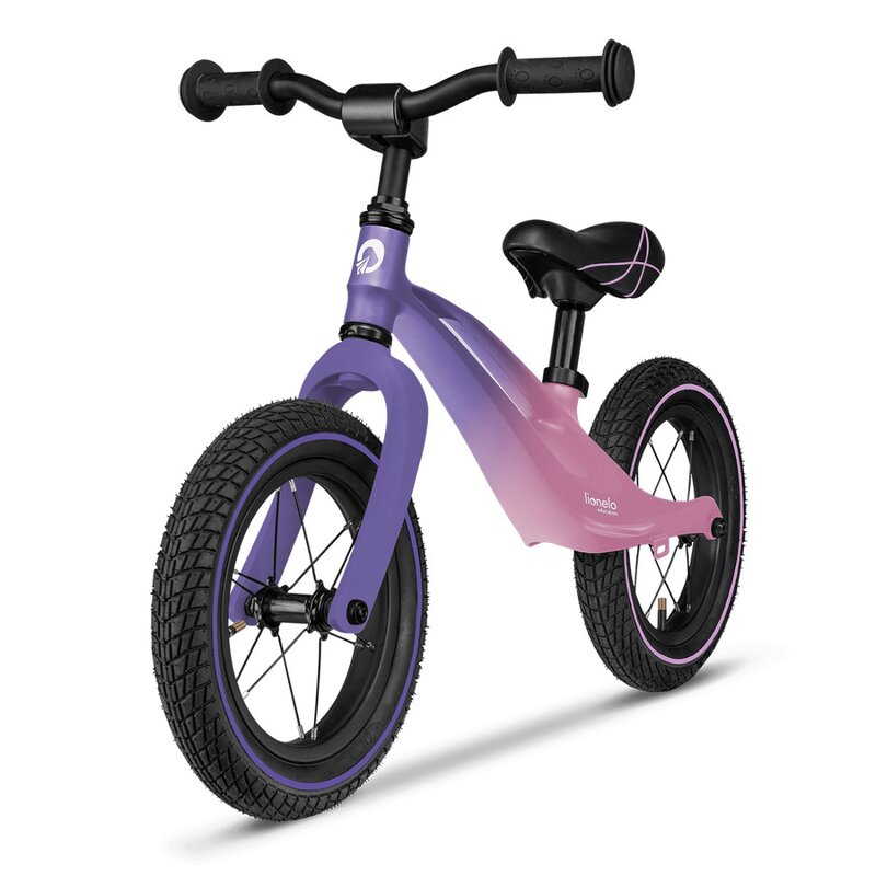 Bicicleta fara pedale Bart Air cu roti gonflabile, 2+ ani, Pink Violet, Lionelo