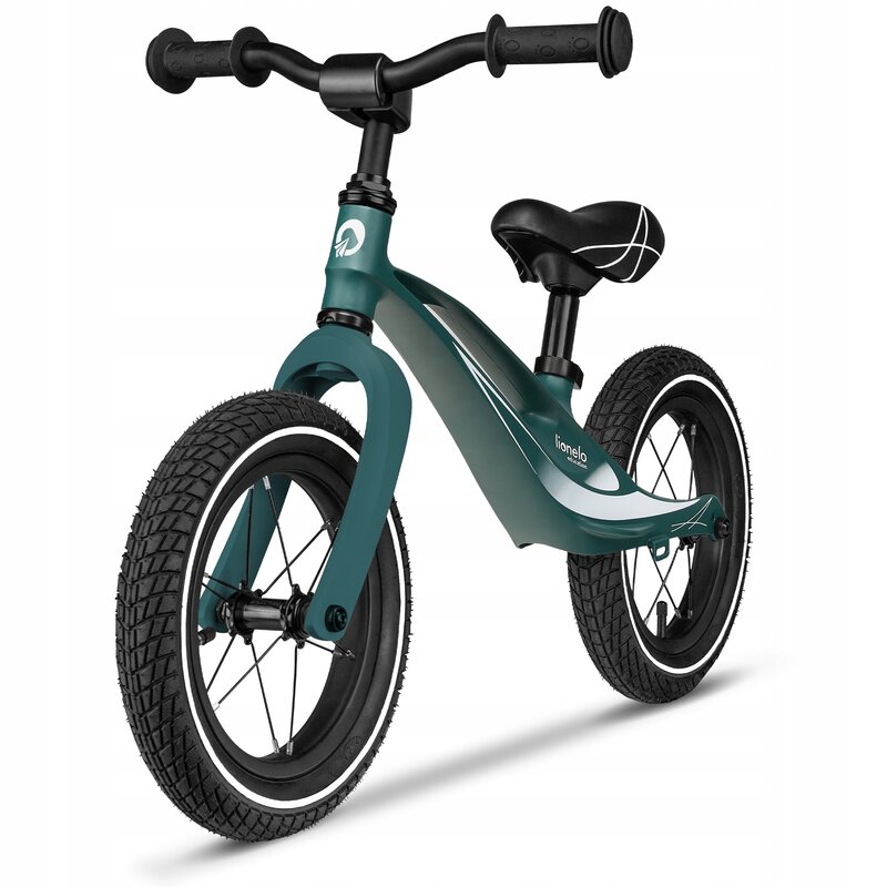 Bicicleta fara pedale Bart Air cu roti gonflabile, 2+ ani, Green Forest, Lionelo