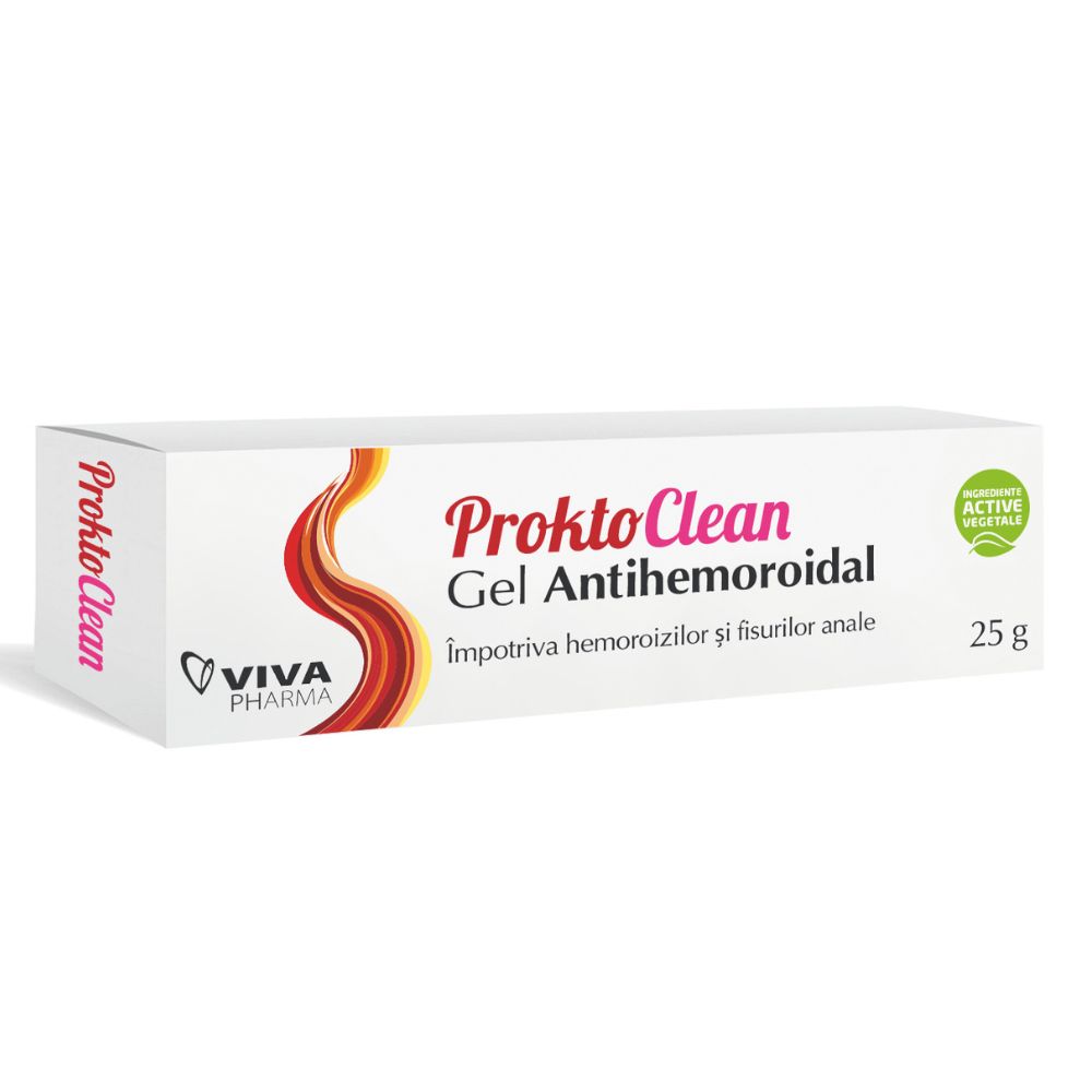 ProktoClean gel antihemoroidal, 25 g, Viva Pharma