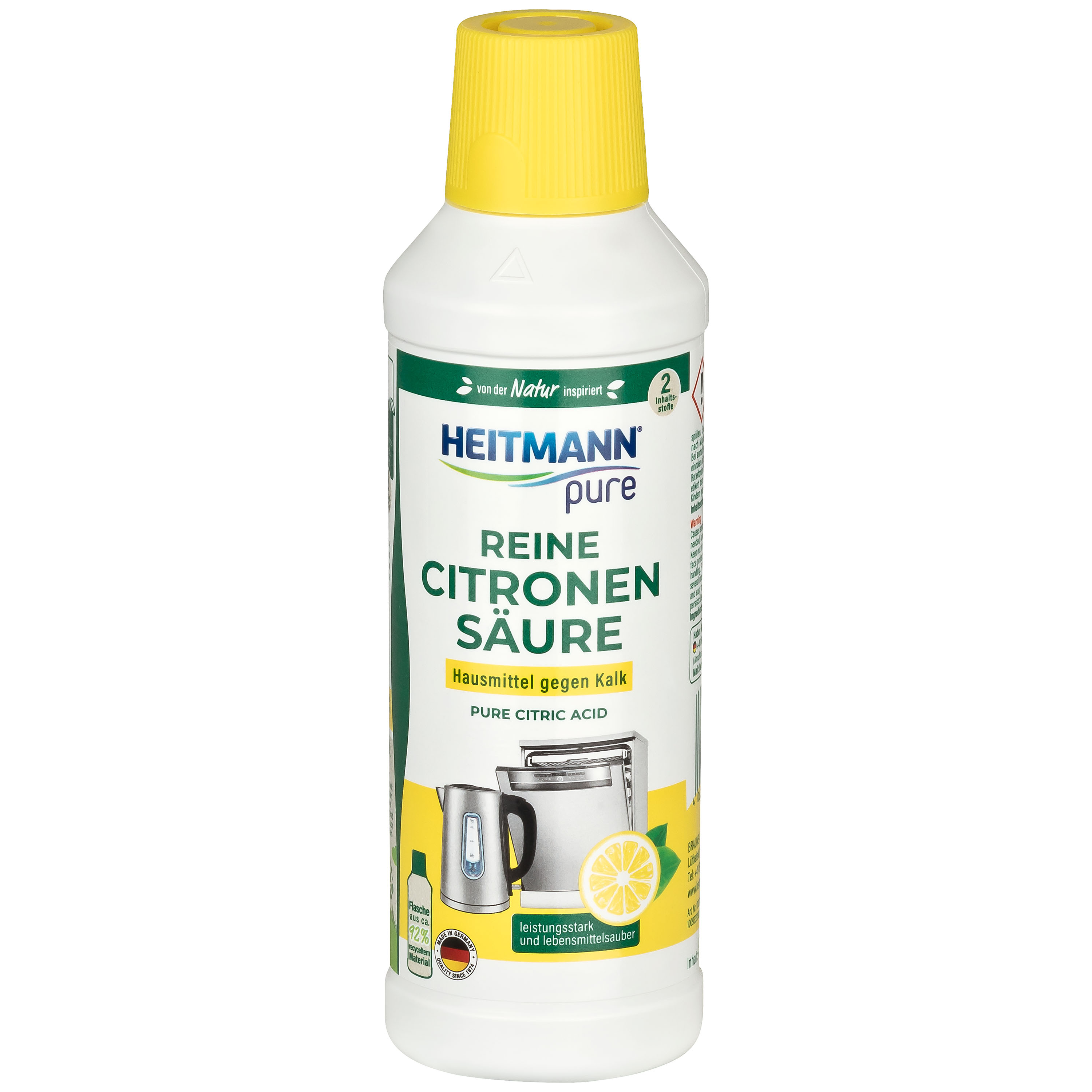 Acid citric lichid Pure, 500 ml, Heitmann