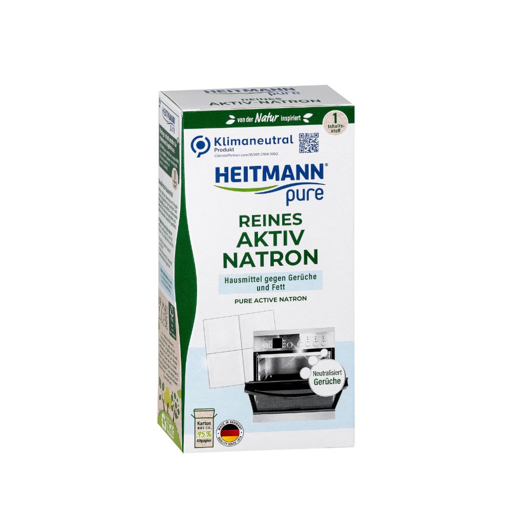 Praf de curatare cu bicarbonat sodiu Pure Aktiv Natron, 350 g, Heitmann