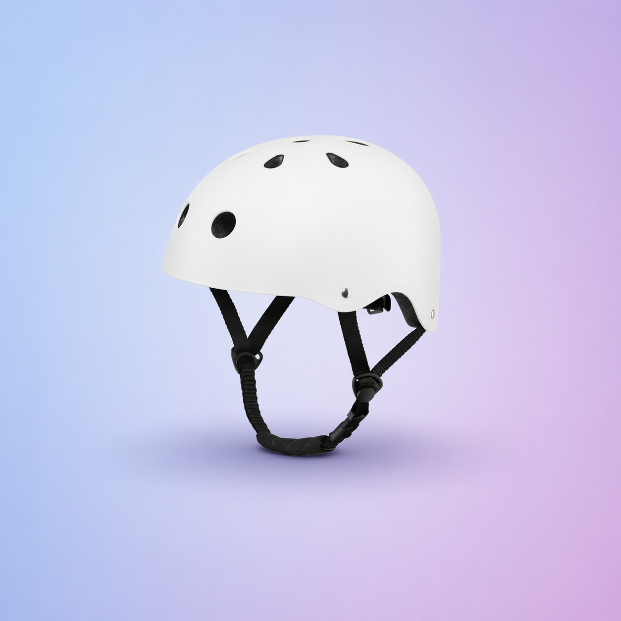 Cască reglabilă copii Helmet, 50-56 cm, alb, Lionelo
