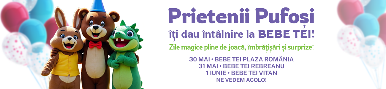 Prietenii Pufoși la Bebe Tei