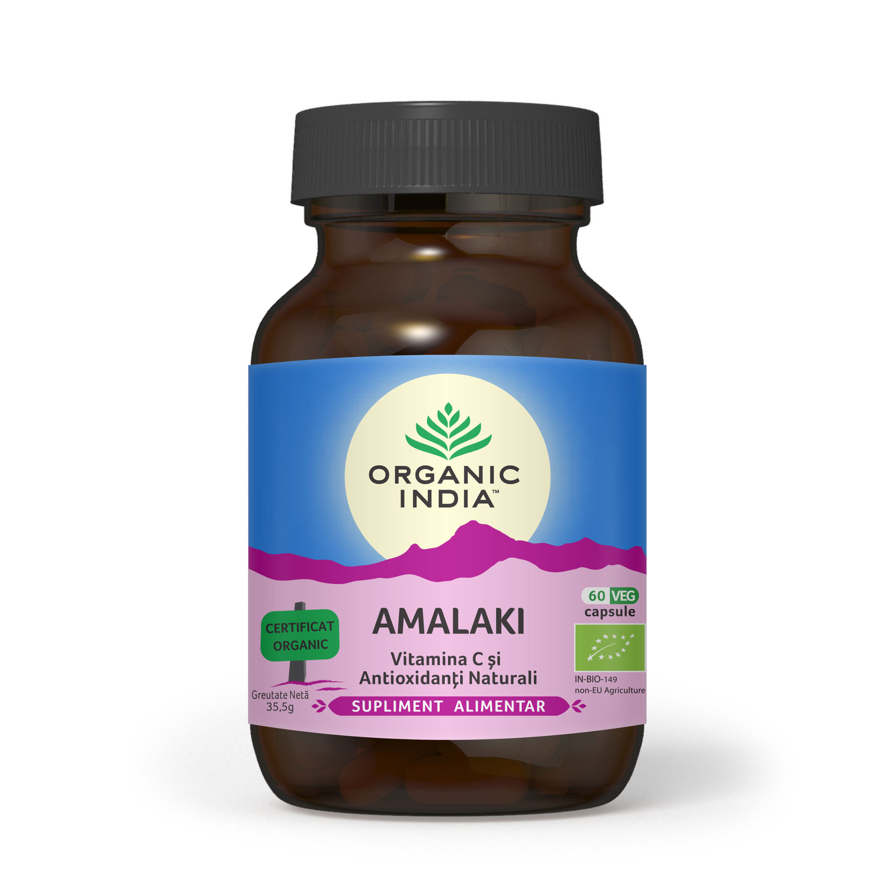 Amalaki Vitamina C si Antioxidanti Naturali Bio, 60 capsule, Organic India