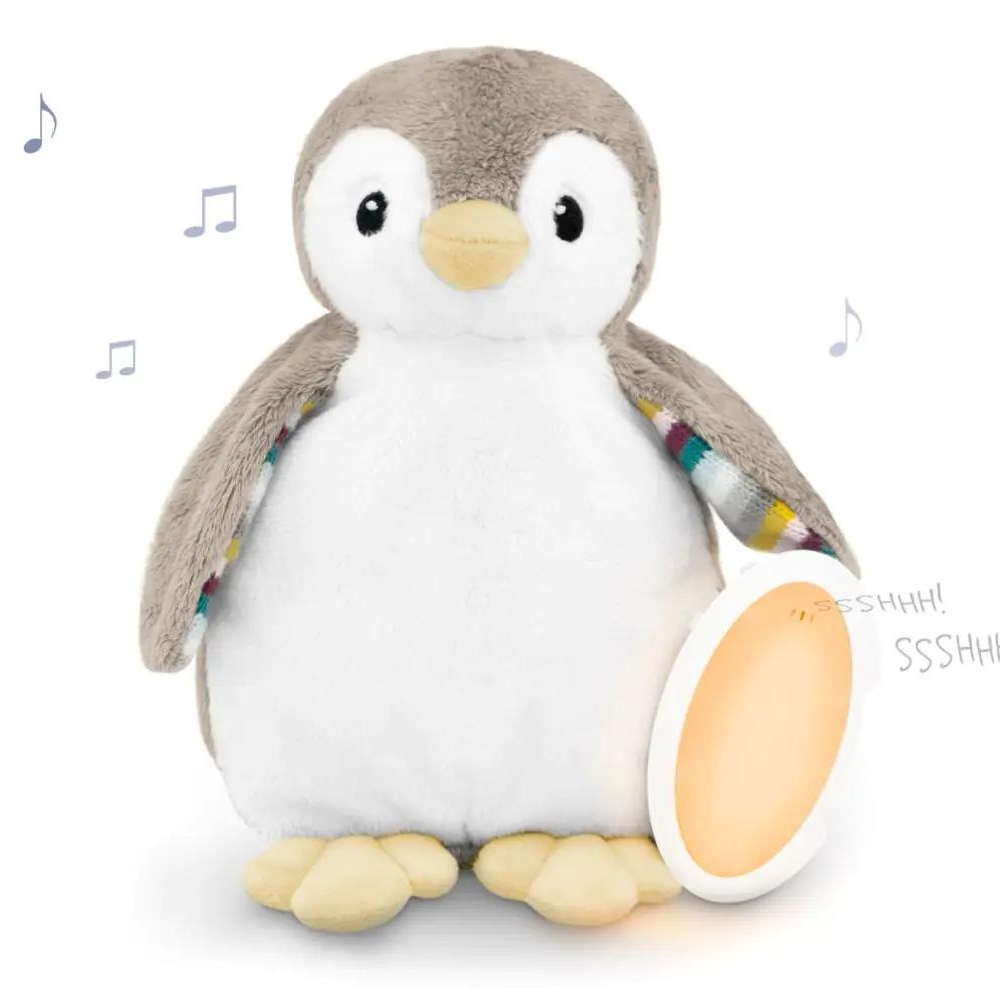 Jucarie de plus cu lampa de veghe si mecanism de linistire bebe Pinguinul Phoebe, +0 luni, Zazu Kids