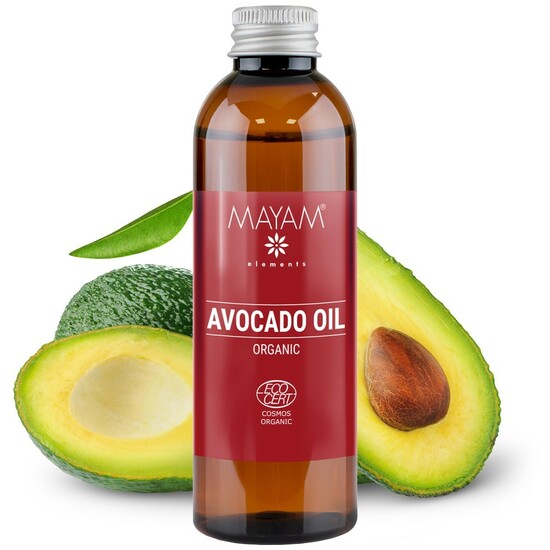 Ulei Bio de avocado crud, 100 ml, Mayam