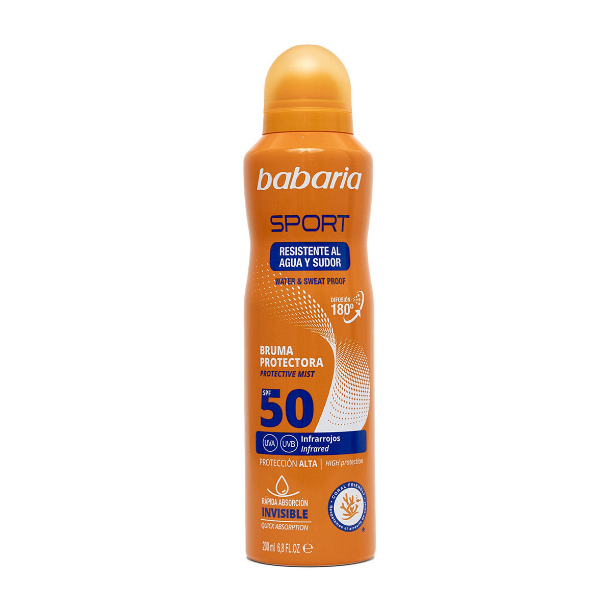 Spray cu protectie solara SPF50 rezistent la apa Sport, 75 ml, Babaria