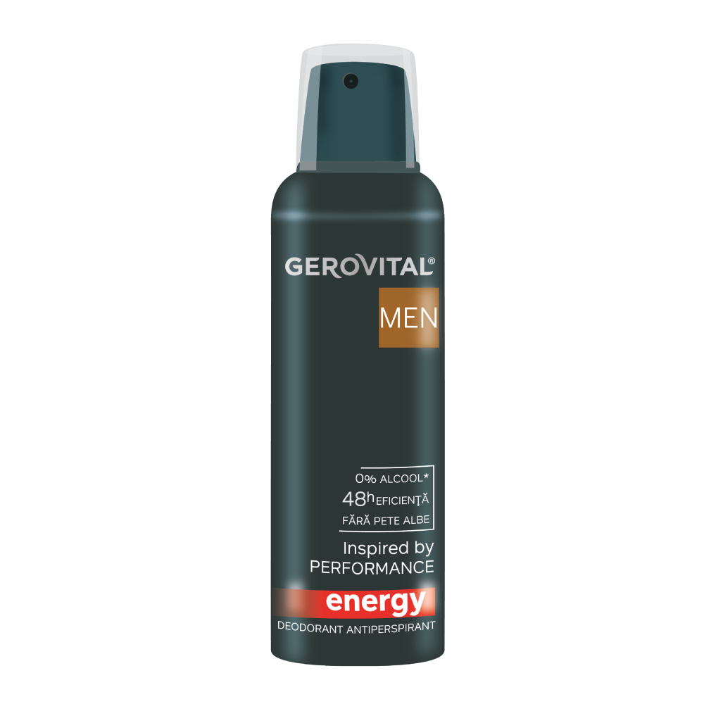 Deodorant antiperspirant Energy Men, 150 ml, Gerovital