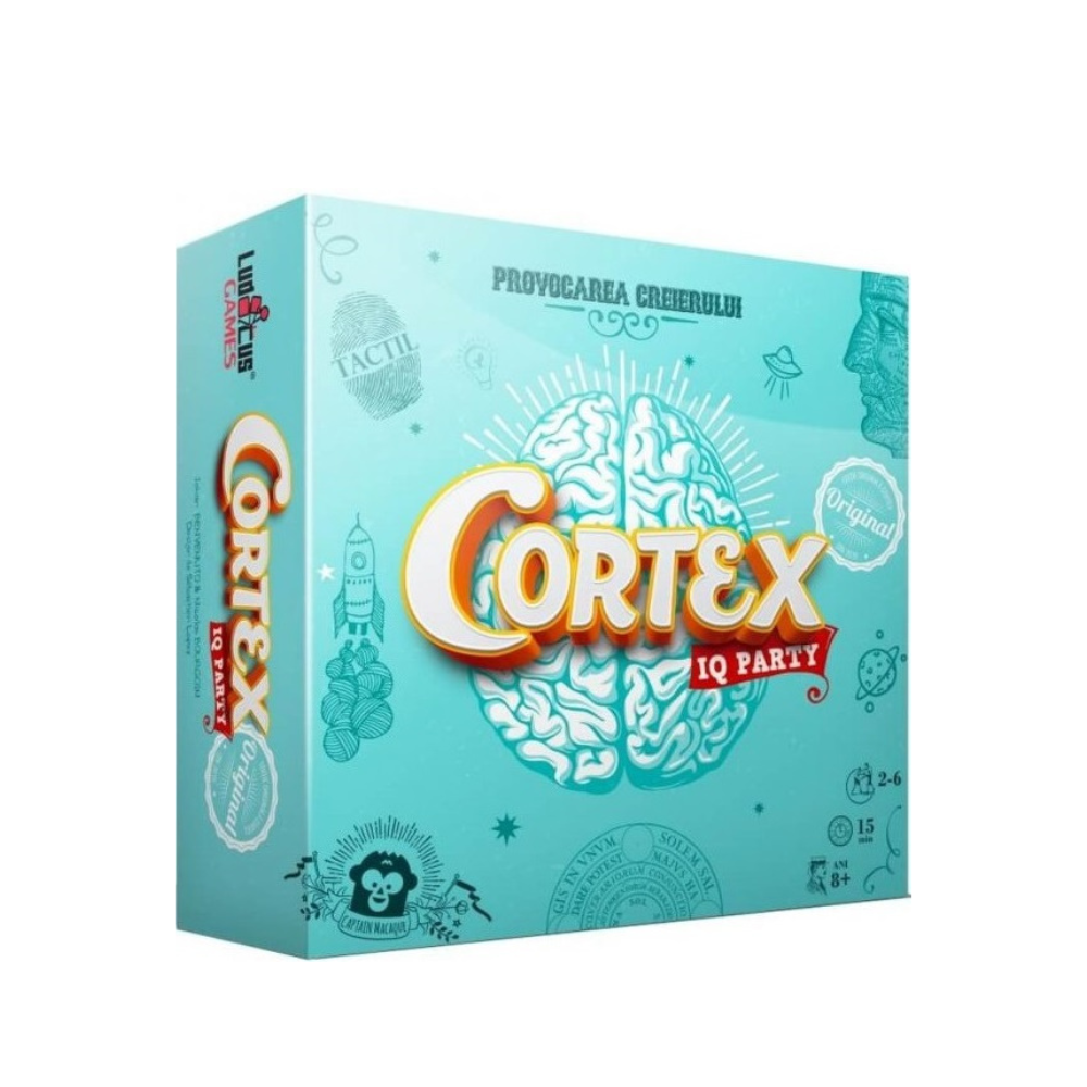 Joc educativ Cortex IQ Party, + 8 ani, Cortex