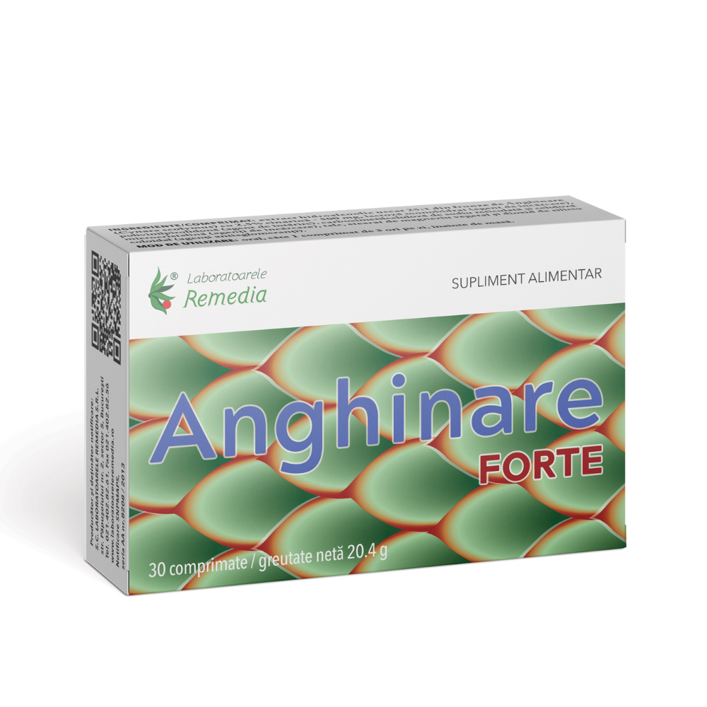 Anghinare Forte, 500 mg, 30 comprimate, Laboratoarele Remedia