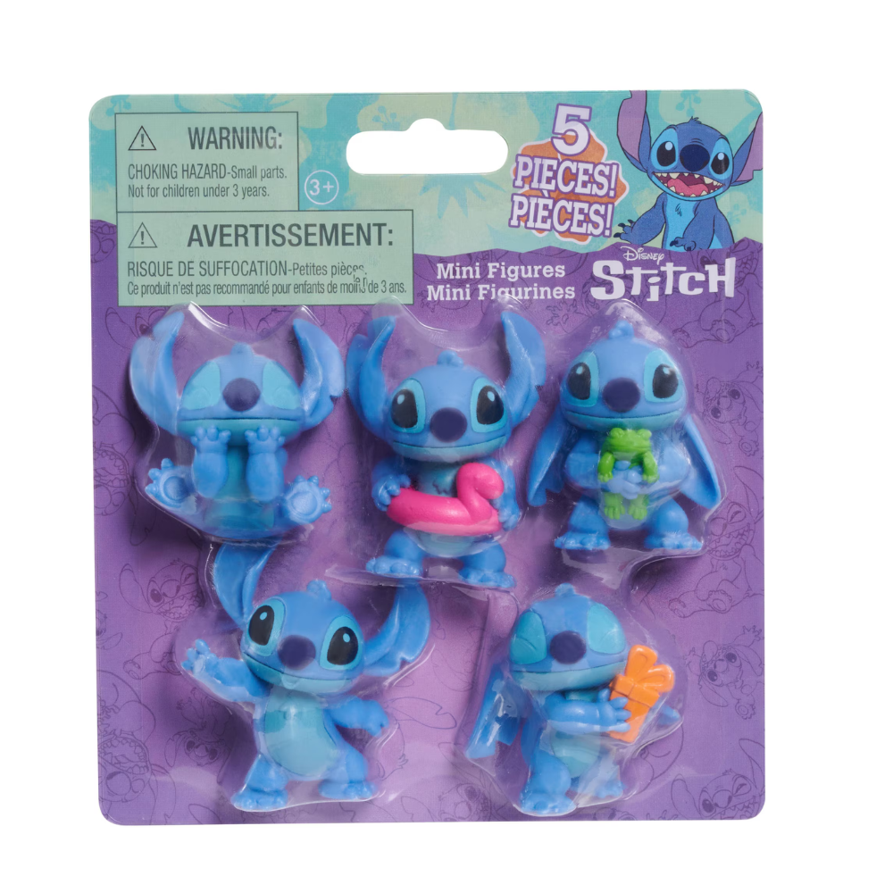 Set 5 figurine Stitch, + 3 ani, Disney