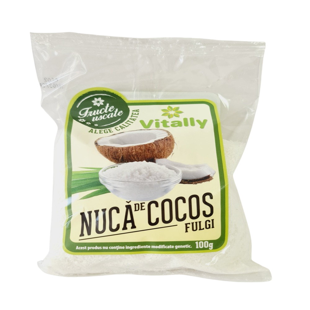 Nuca de cocos fulgi, 100 g, Vitally