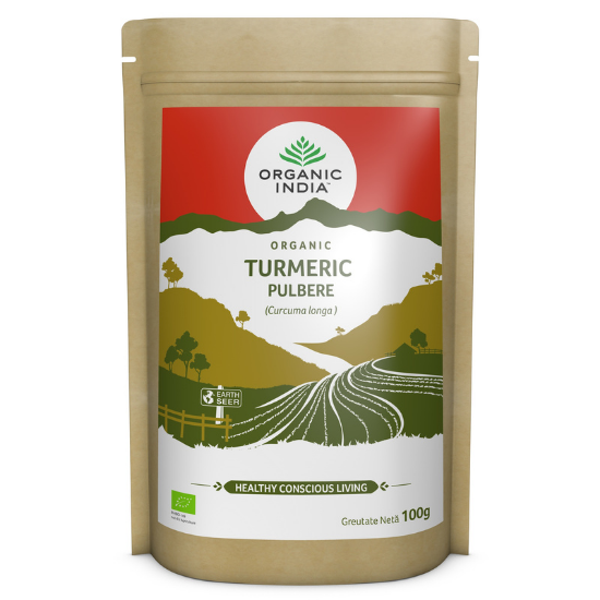 Turmeric Pulbere, 100g, Organic India