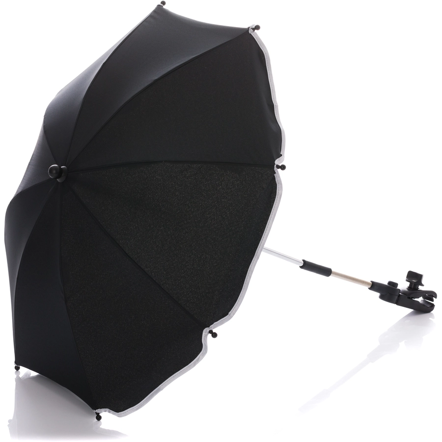Umbrela pentru carucior cu protectie UV 50+, 66 cm, Negru, Fillikid