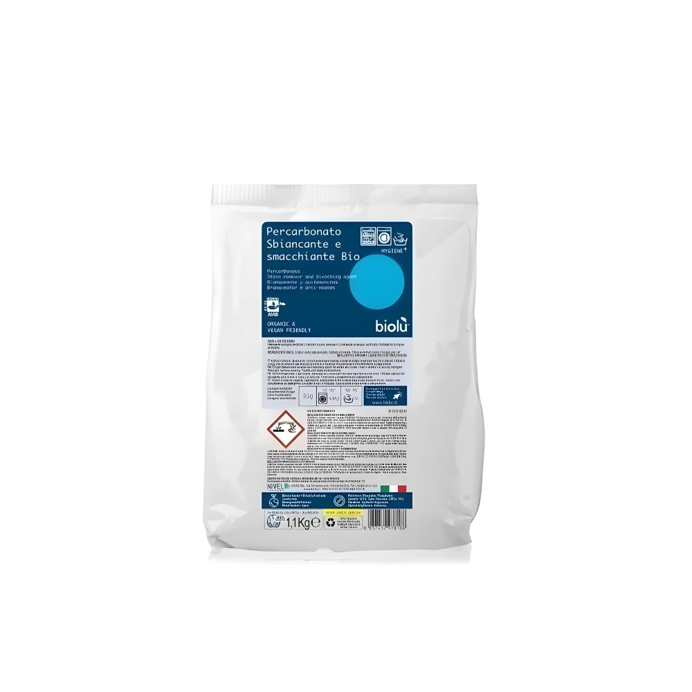 Detergent ecologic pentru indepartat pete, pudra (percarbonat), 1.1 kg, Biolu