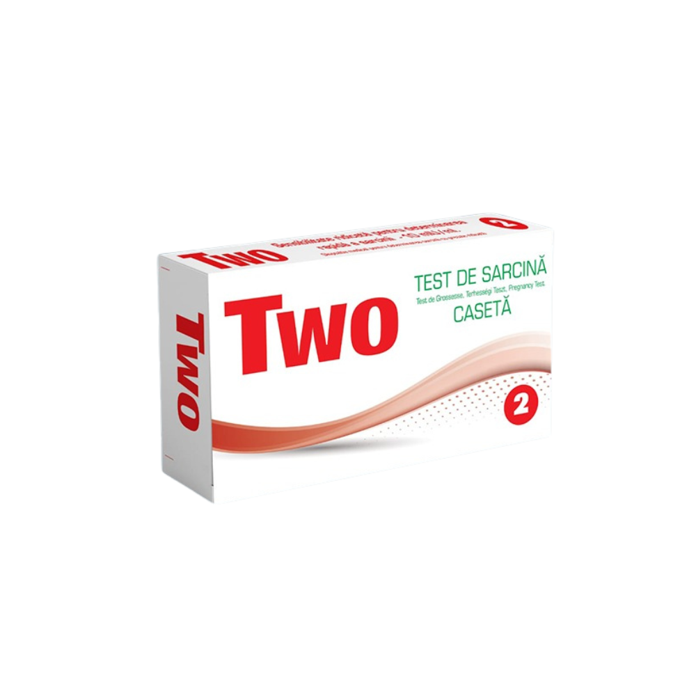 Test de sarcina tip caseta, 2 bucati, Two