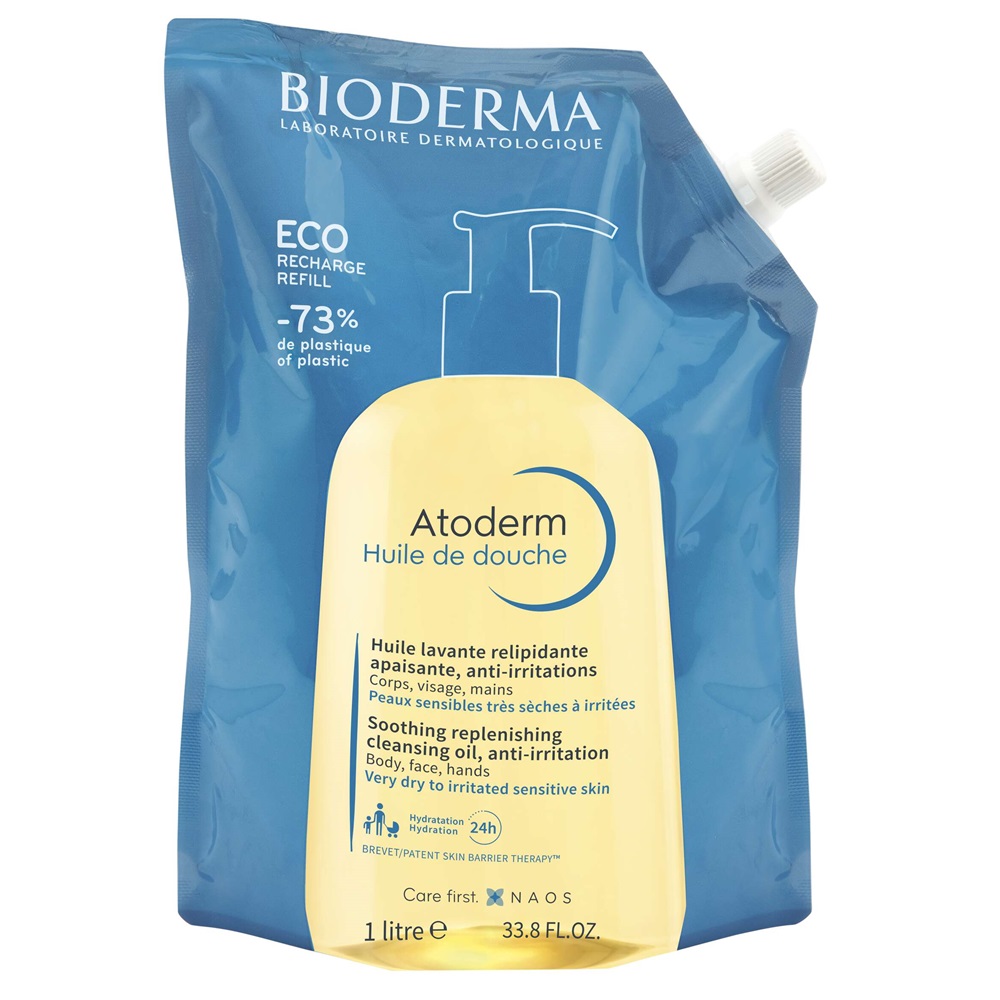 Rezerva eco ulei de dus Atoderm, 1000 ml, Bioderma