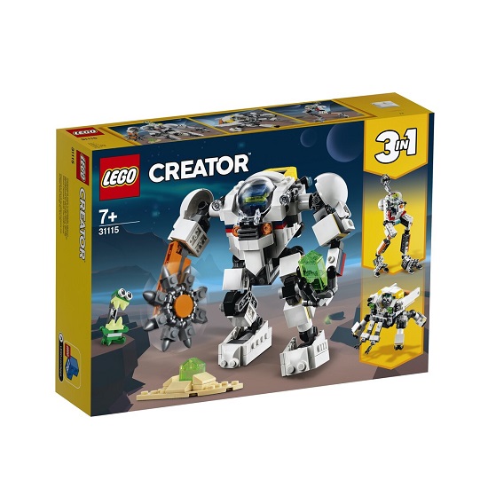 Robot spatial de minerit Lego Creator, +7 ani, 31115, Lego