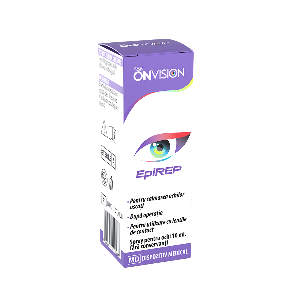Spray ocular pentru calmarea ochilor Onvision Epirep, 10 ml, Sun Wave Pharma