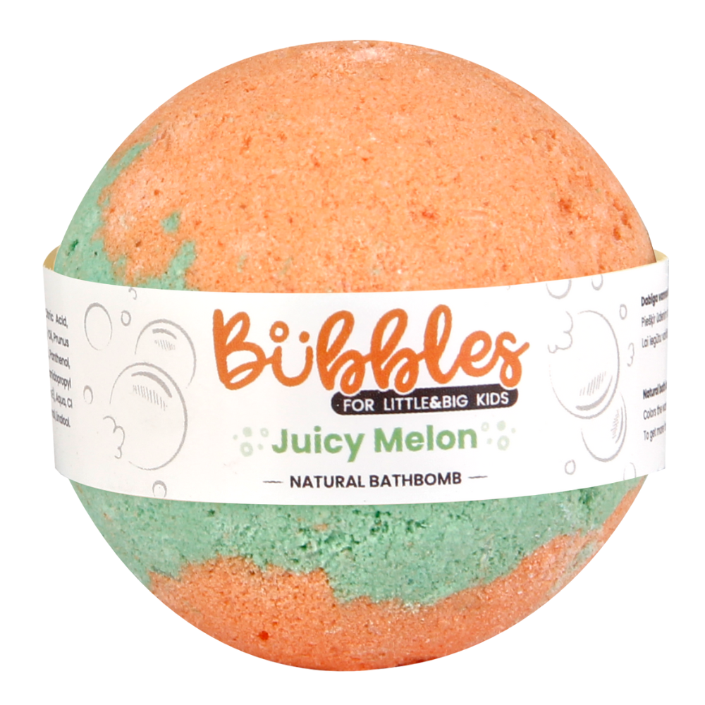 Bila de baie pentru copii Juicy Melon, 120 g, Bubbles