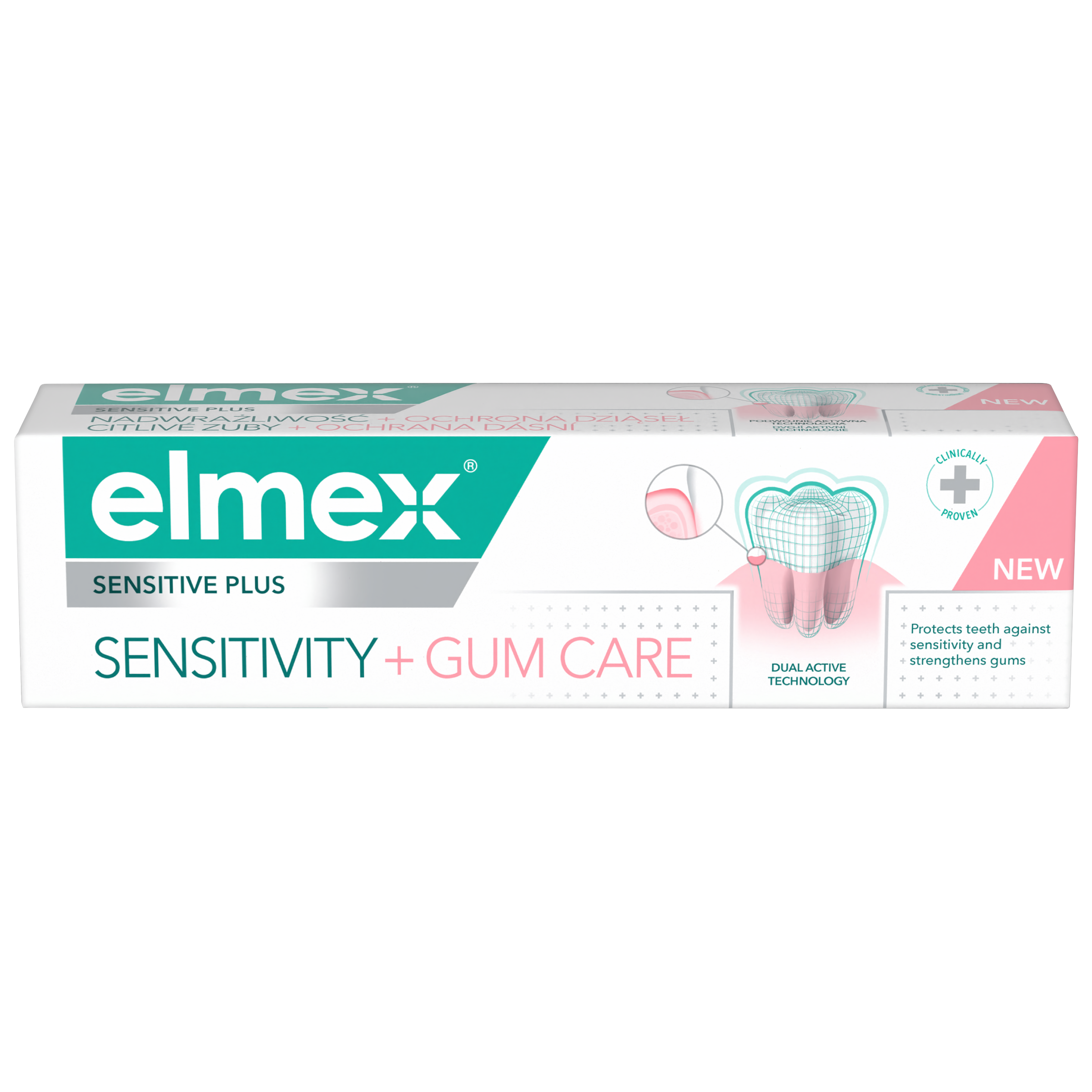 Pasta de dinti Sensitive Plus Gum, 75 ml, Elmex
