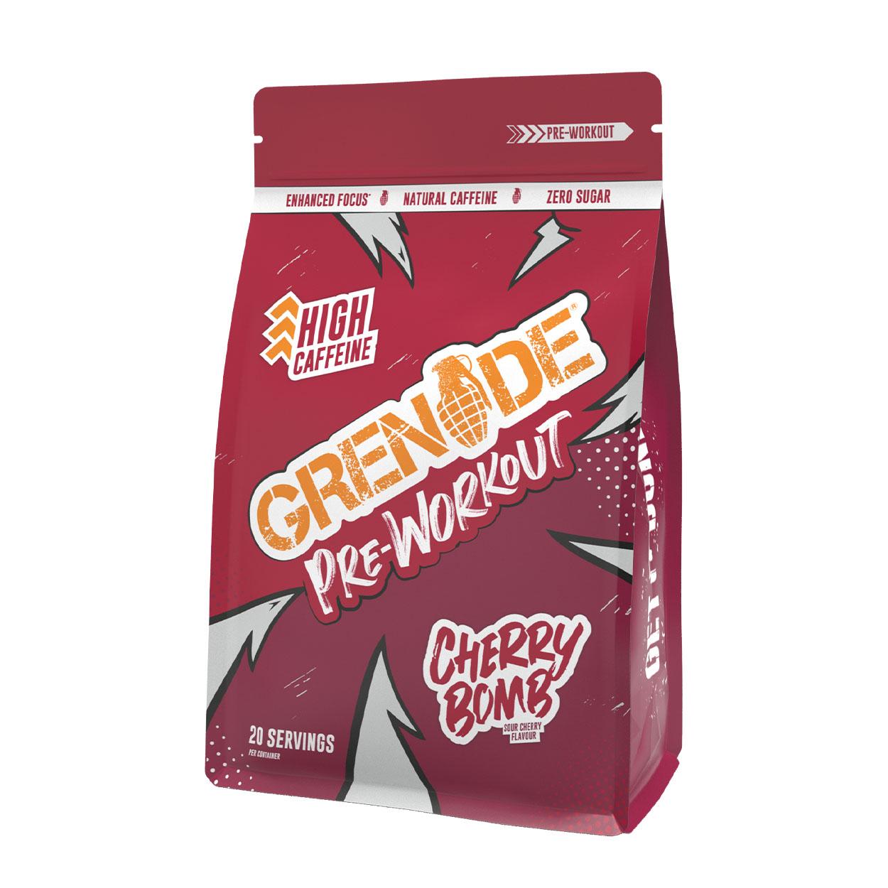 Pre Workout Cherry Bomb, 330 g, Grenade