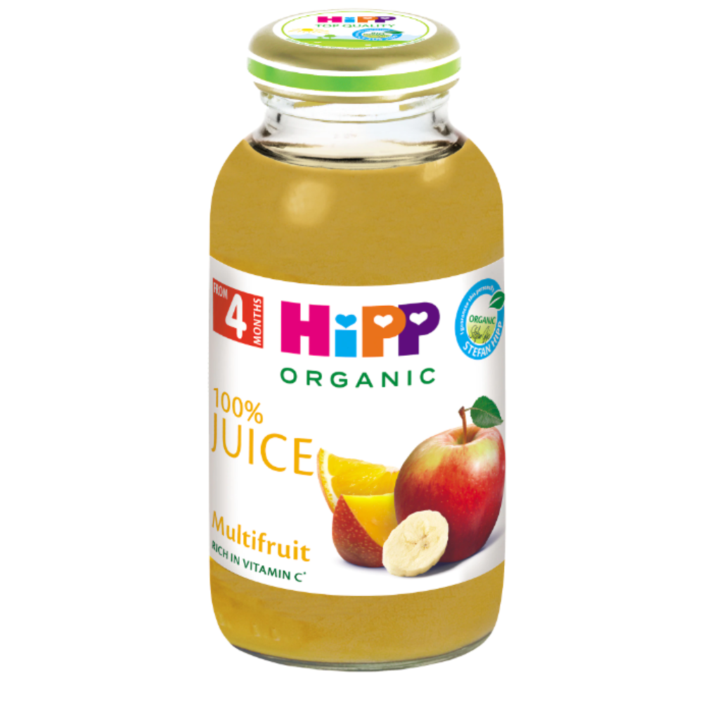 Suc Bio de fructe Multifruct, +4 luni, 200 ml, Hipp