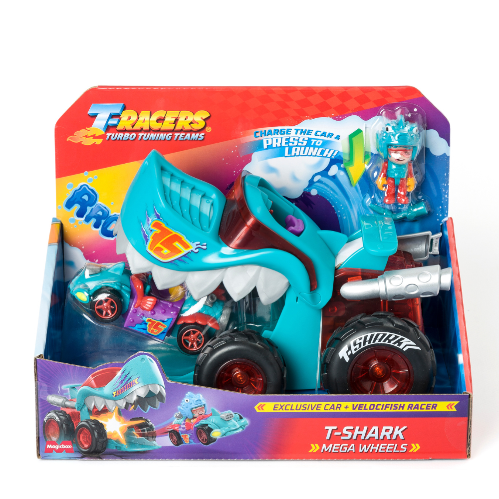 Set de joaca masinuta inclusa T-Shark, +3 ani, T-Racers