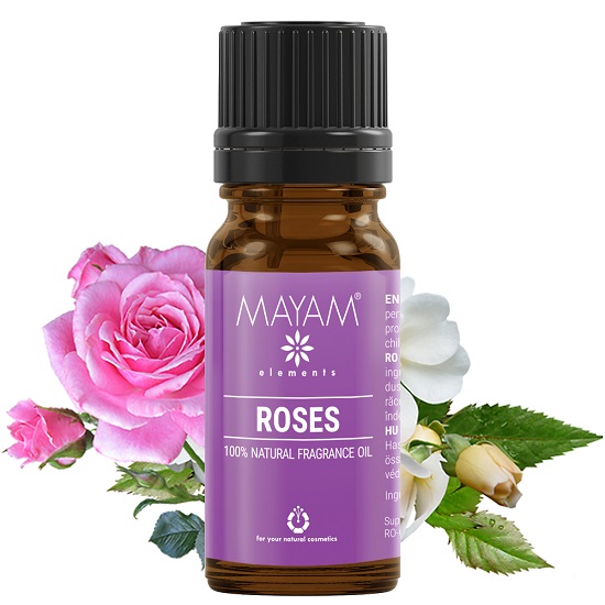 Parfumant Natural de Trandafiri, 10 ml, Mayam