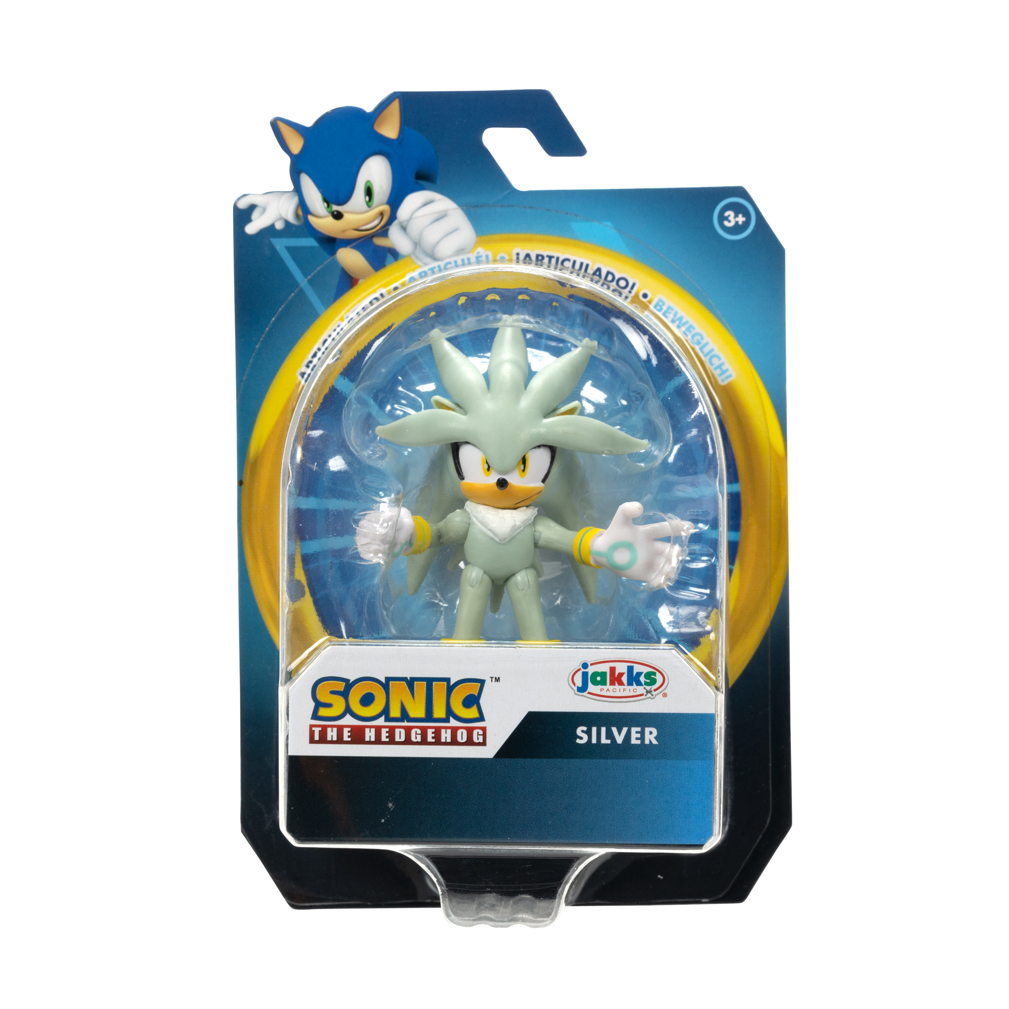 Figurina Modern Silver Sonic, 6 cm, +3 ani, Nintendo