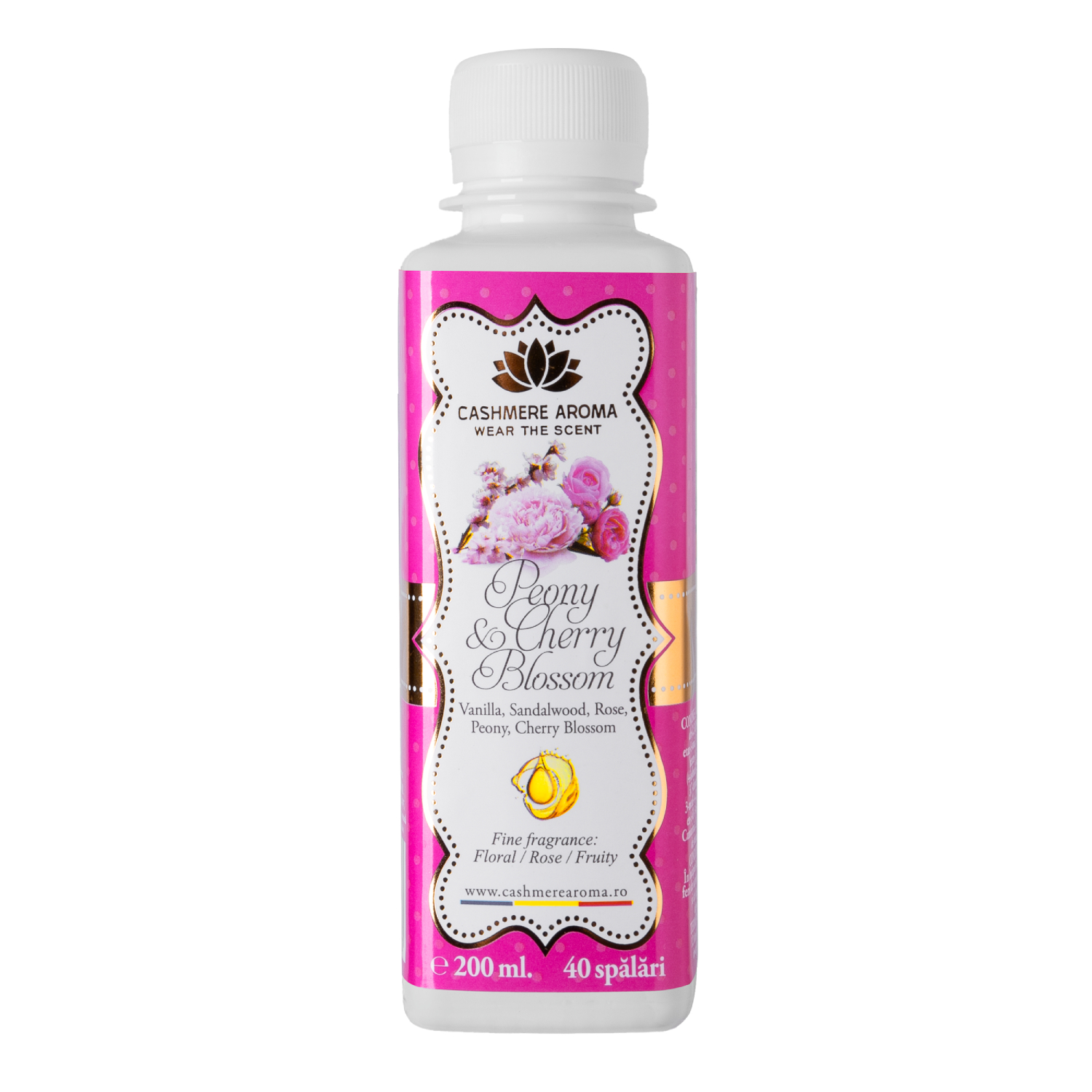 Parfum de rufe Peony Cherry Blossom, 200 ml, Cashmere