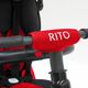 Tricicleta pliabila Rito Plus, 12 - 36 luni, Rosu, Qplay 502243