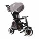 Tricicleta pliabila pentru copii Rito Plus, Gri, Qplay 502320