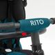 Tricicleta pliabila pentru copii Rito Plus, Turcoaz, Qplay 502378