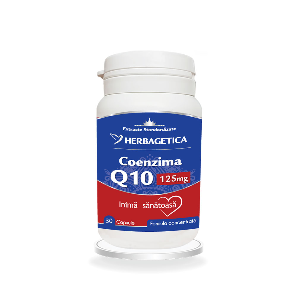 Coenzima Q10, 125 mg, 60 capsule, Herbagetica
